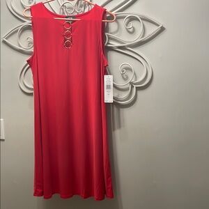 Red Sleeveless Dress